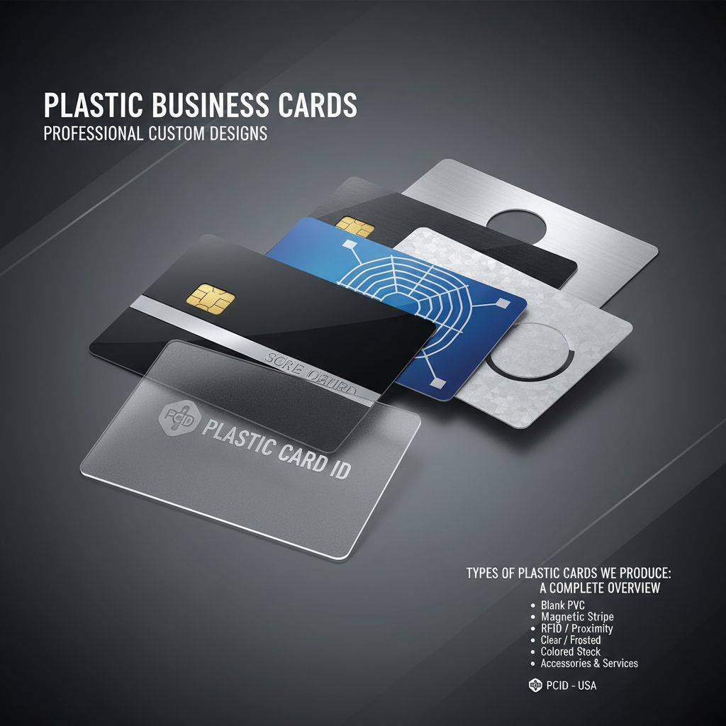 Types of Plastic Cards We Produce: A Complete Overview