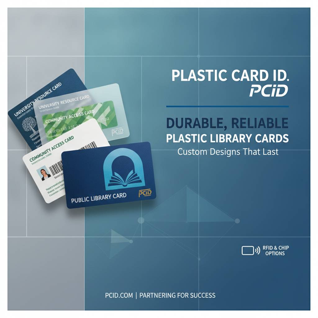 Custom Plastic Library Cards Designed to Impress